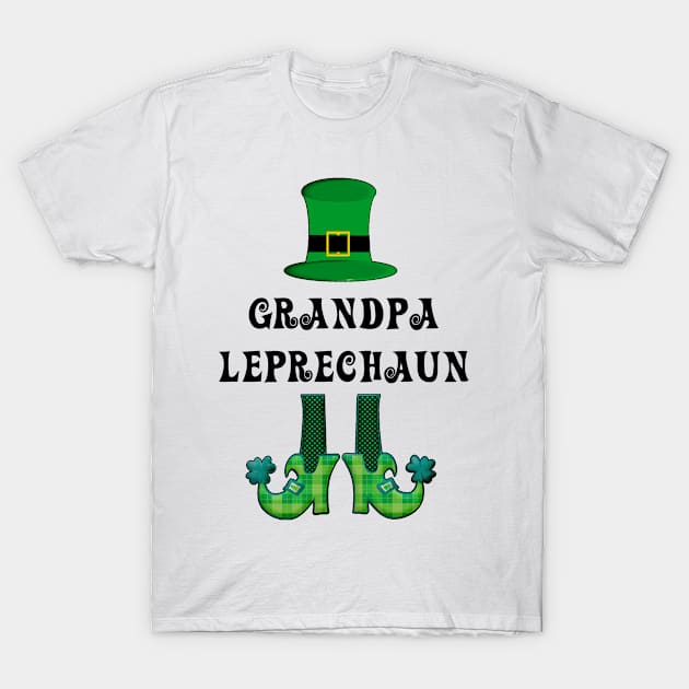 St Patrick's St Paddy's St Patty's Day Grandpa Leprechaun T-Shirt by familycuteycom